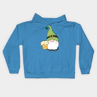 St Patrick Day Gnomes Kids Hoodie